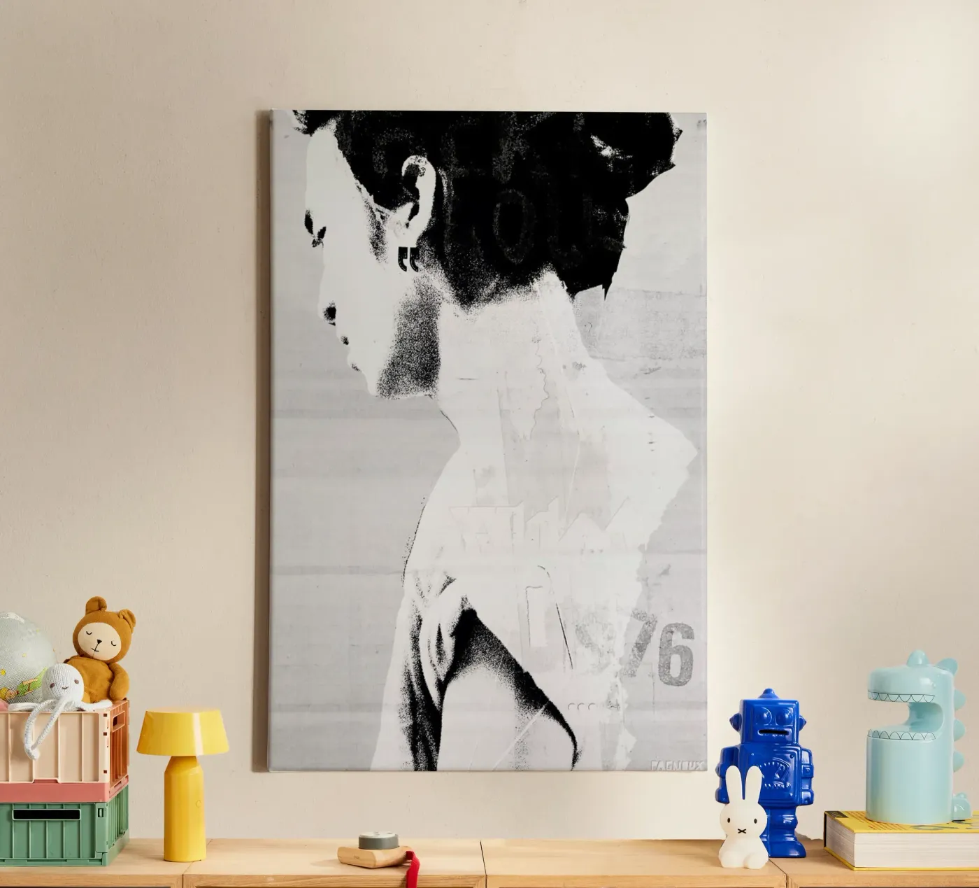 Float Leinwand von Sandrine Pagnoux