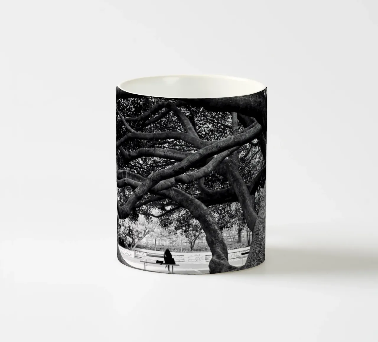 Old tree tazza in ceramica da Fjöllart