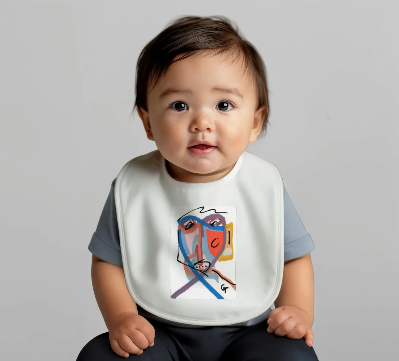 Dan collection baby bib by gtobonart