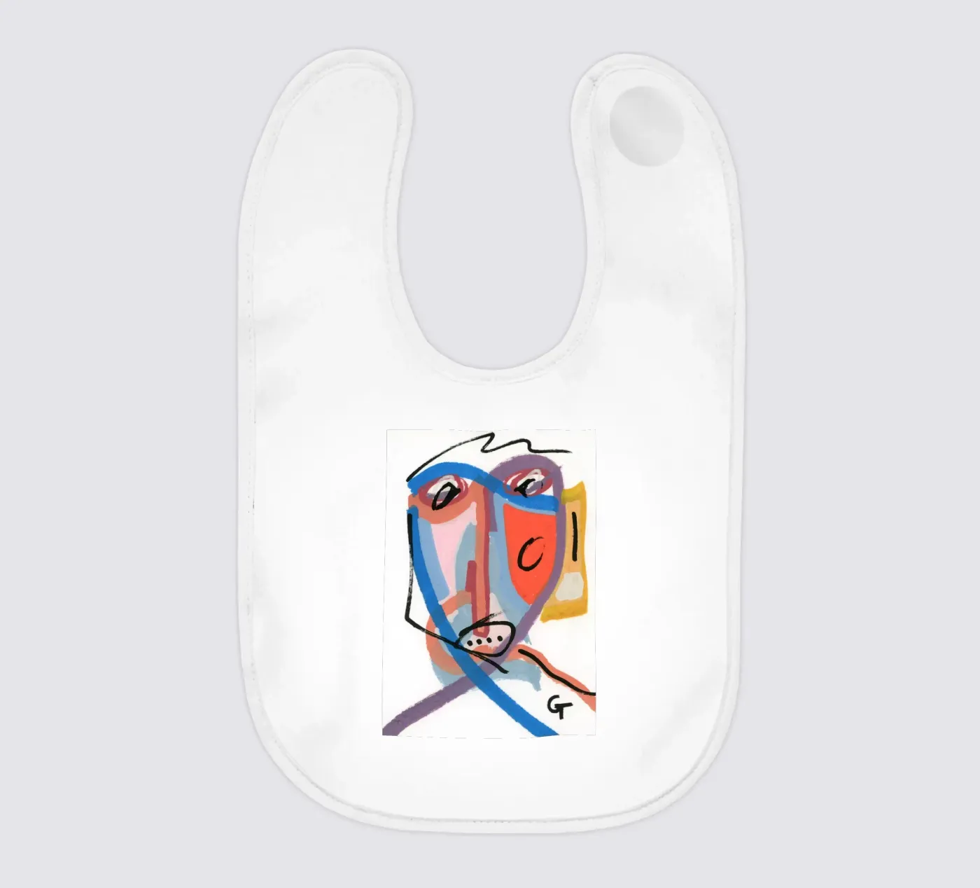 Dan collection baby bib by gtobonart