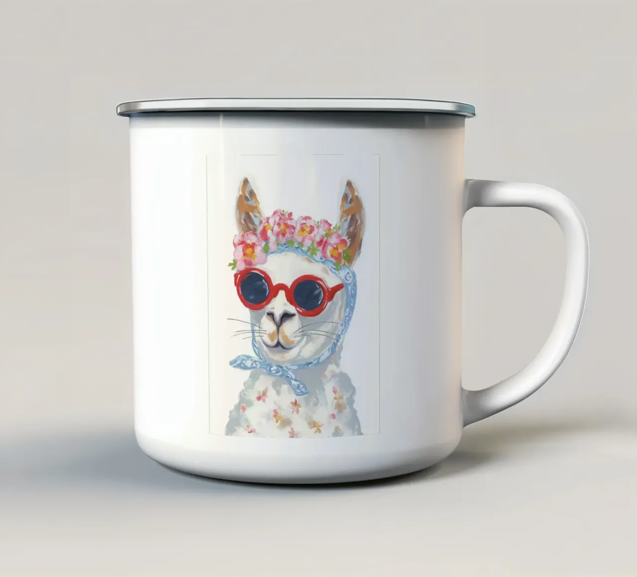 moda lama Chic tazza in smalto da Carina Pop & Pastell