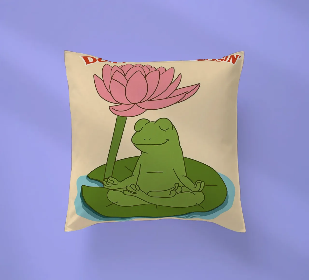 non essere stressato la vita è una benedizione cuscino da Botania