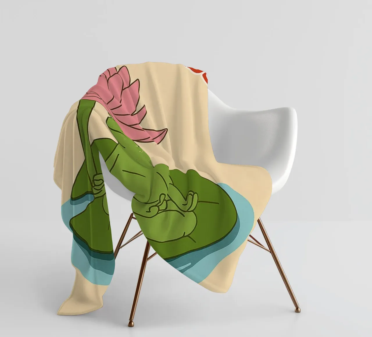 non essere stressato la vita è una benedizione coperta in pile da Botania
