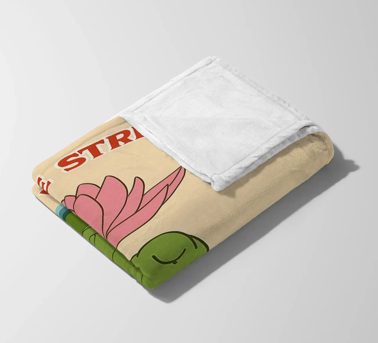 non essere stressato la vita è una benedizione coperta in pile da Botania