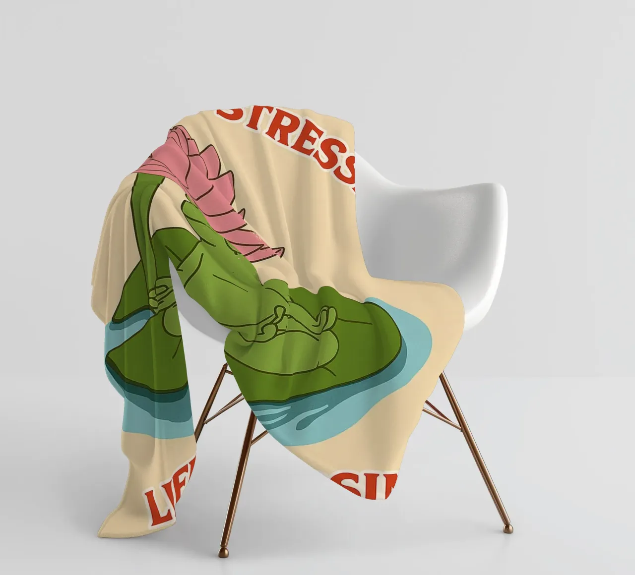 non essere stressato la vita è una benedizione coperta in pile da Botania