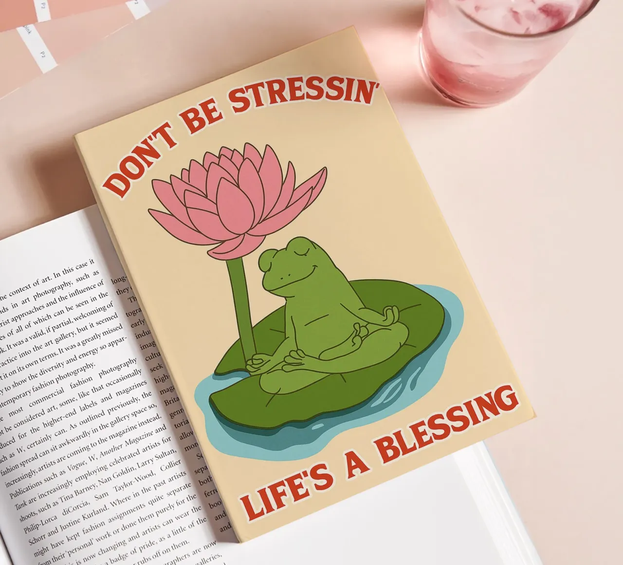 non essere stressato la vita è una benedizione diario da Botania