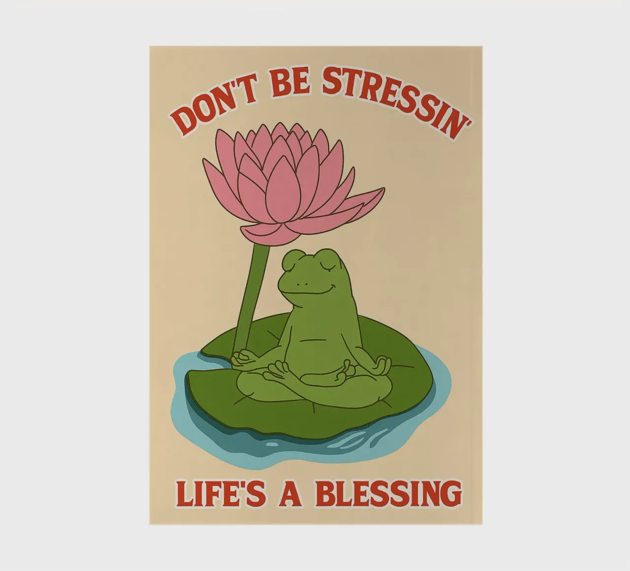 non essere stressato la vita è una benedizione diario da Botania
