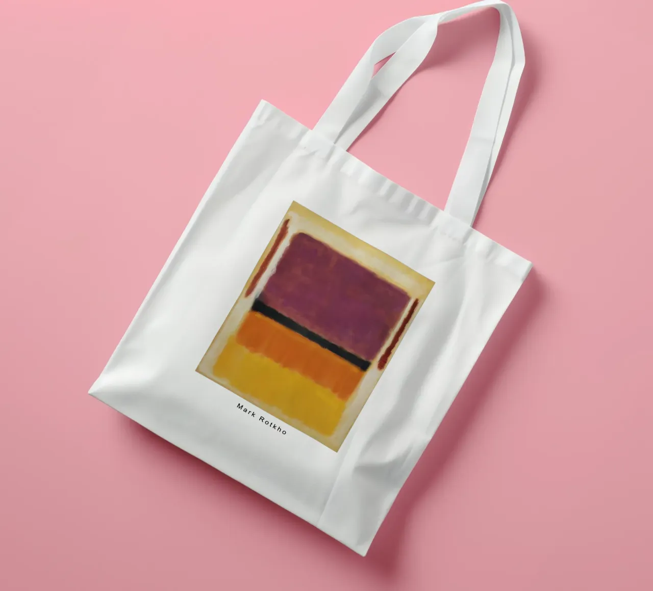 mark rothko viola nero arancio giallo su bianco e rosso 194 borsa in juta da traveler