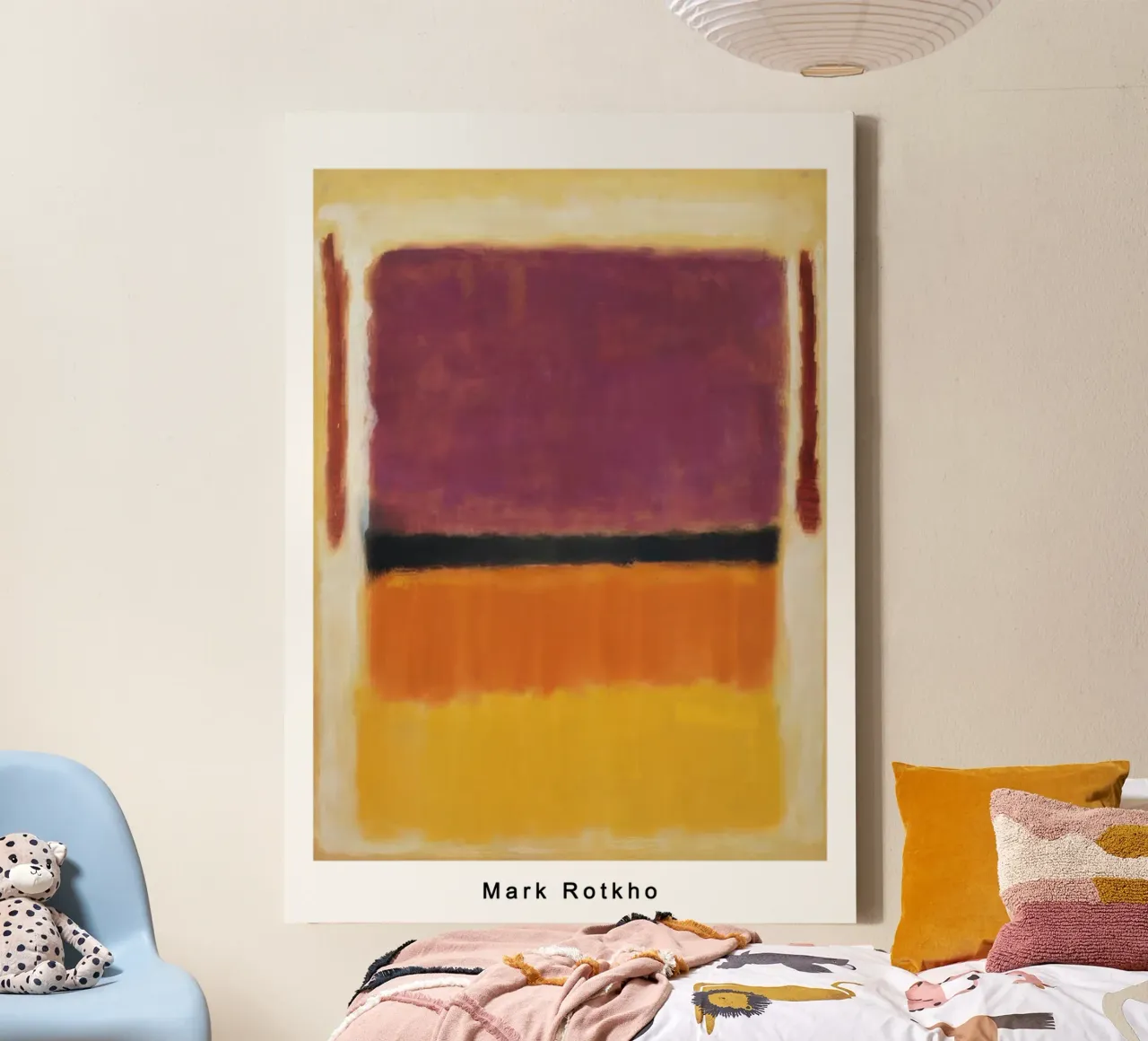 mark rothko viola nero arancio giallo su bianco e rosso 194 tela da traveler