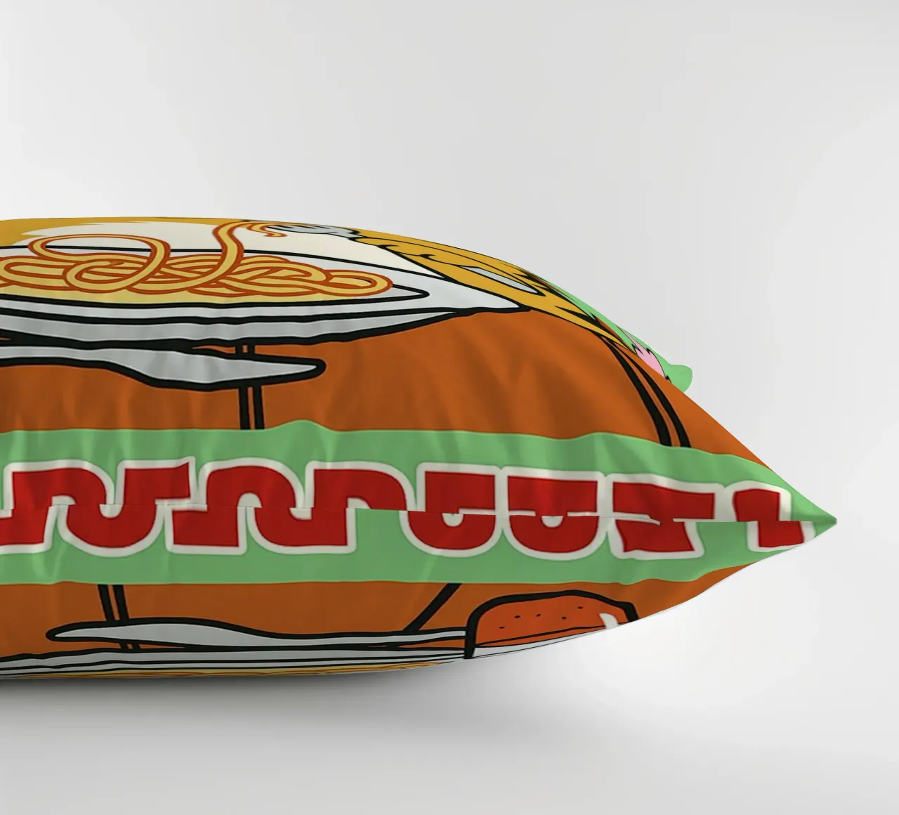 more spaghetti less regretti cuscino da Botania