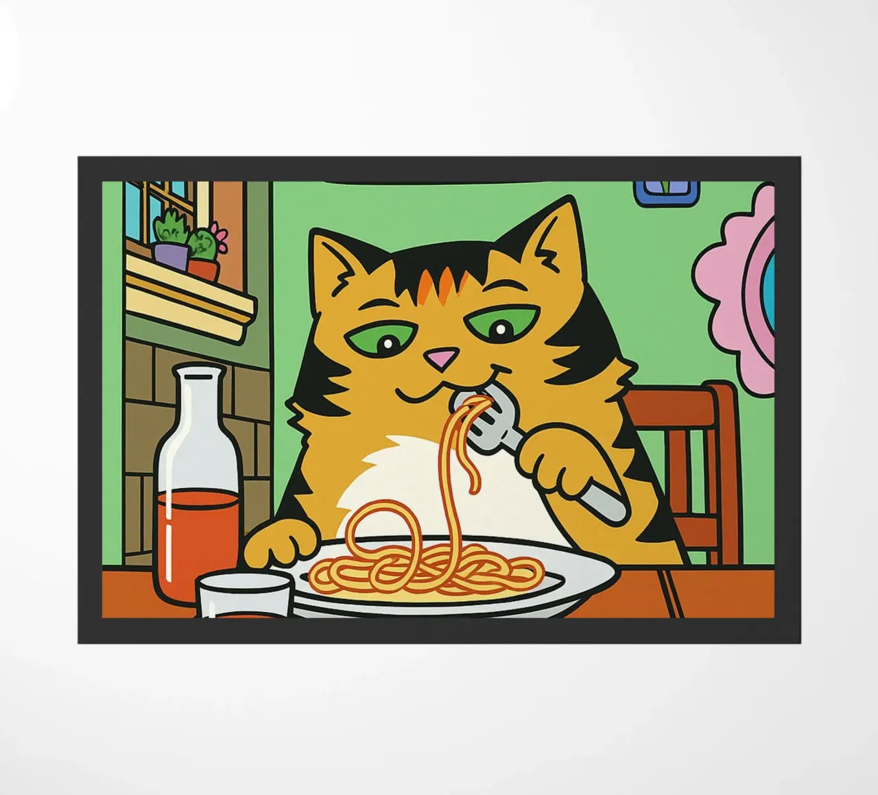 more spaghetti less regretti zerbino da Botania