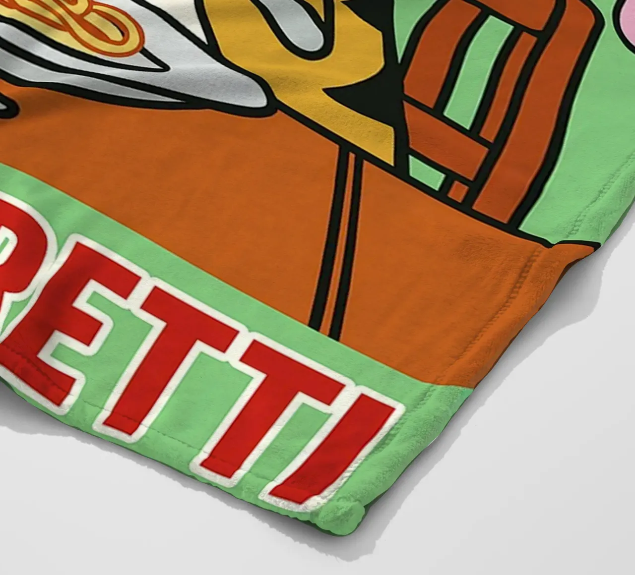 more spaghetti less regretti coperta in pile da Botania