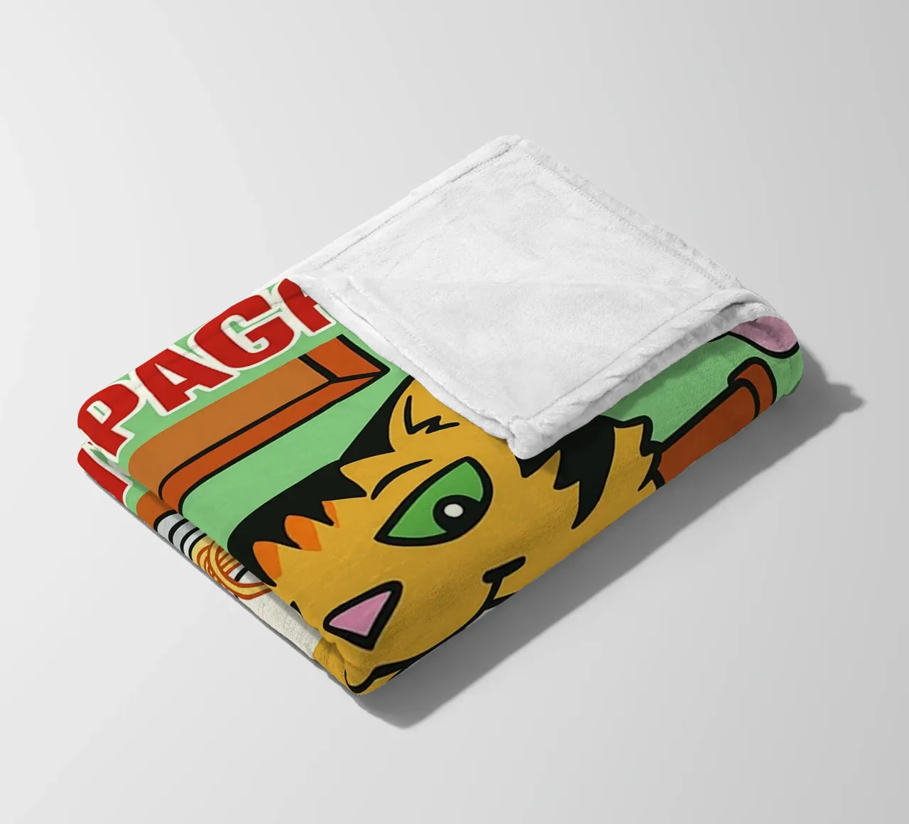 more spaghetti less regretti coperta in pile da Botania