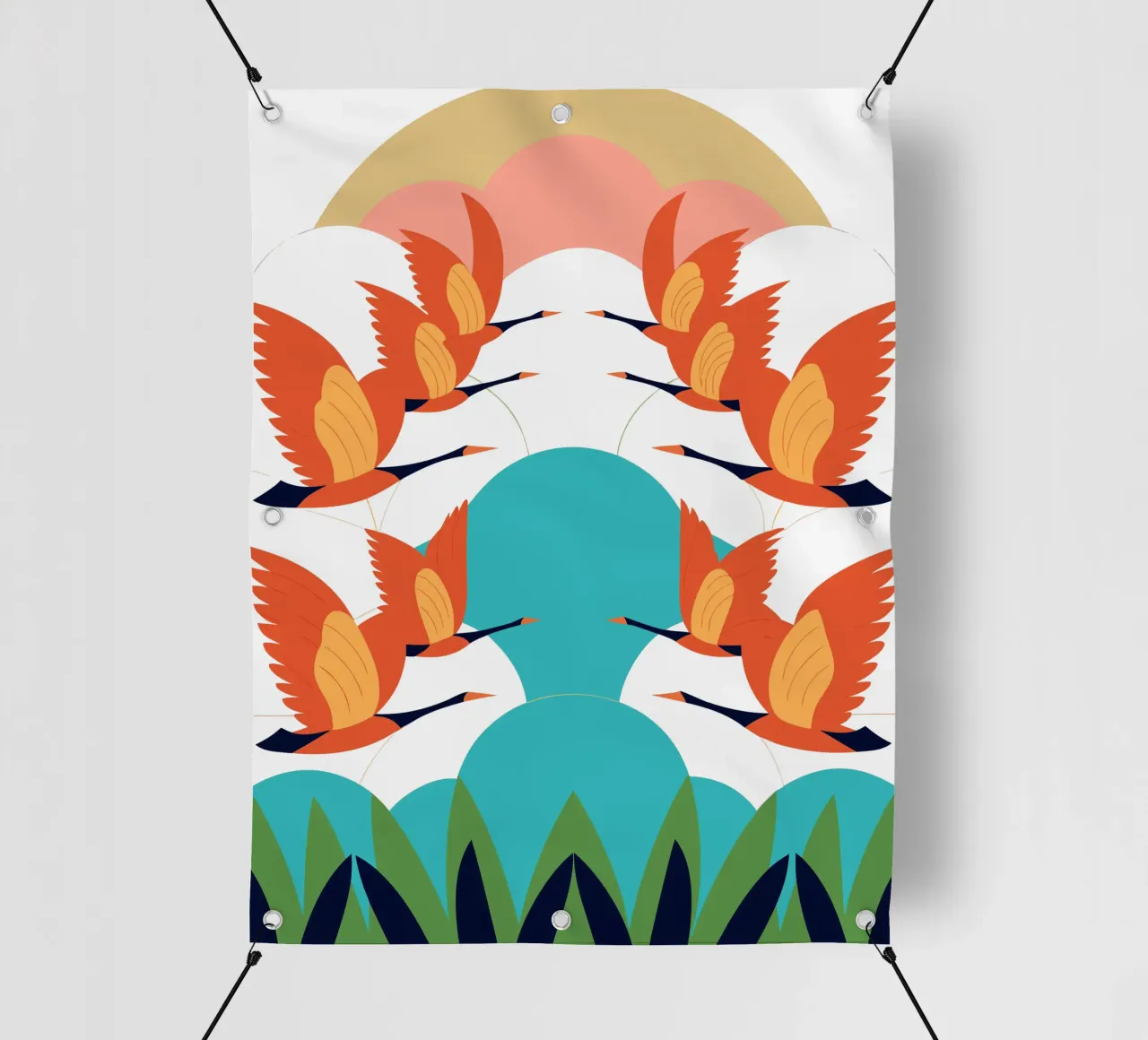 Armonia del cigno telo in pvc da PROTECT ANIMALS
