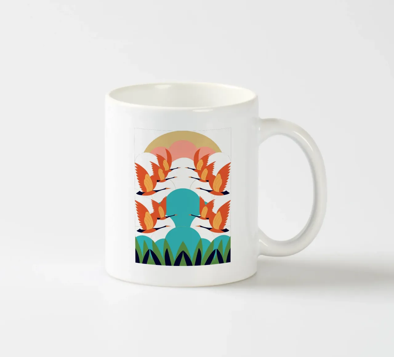 Armonia del cigno tazza in ceramica da PROTECT ANIMALS