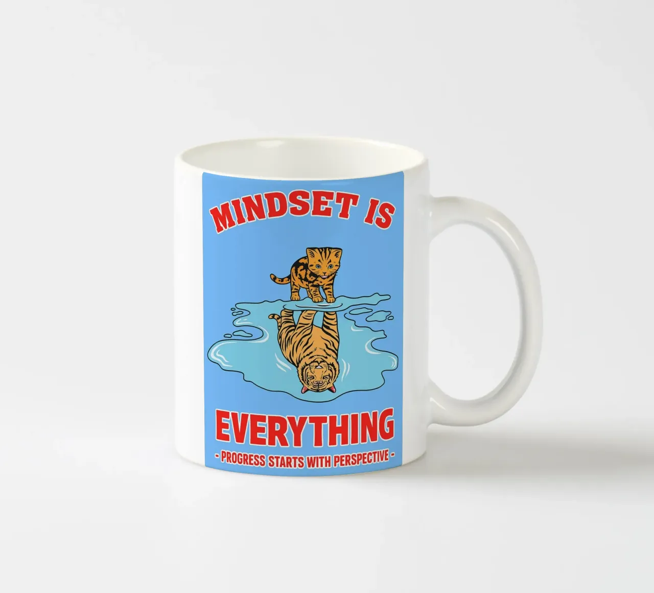 mindset is alles keramische mok van Botania