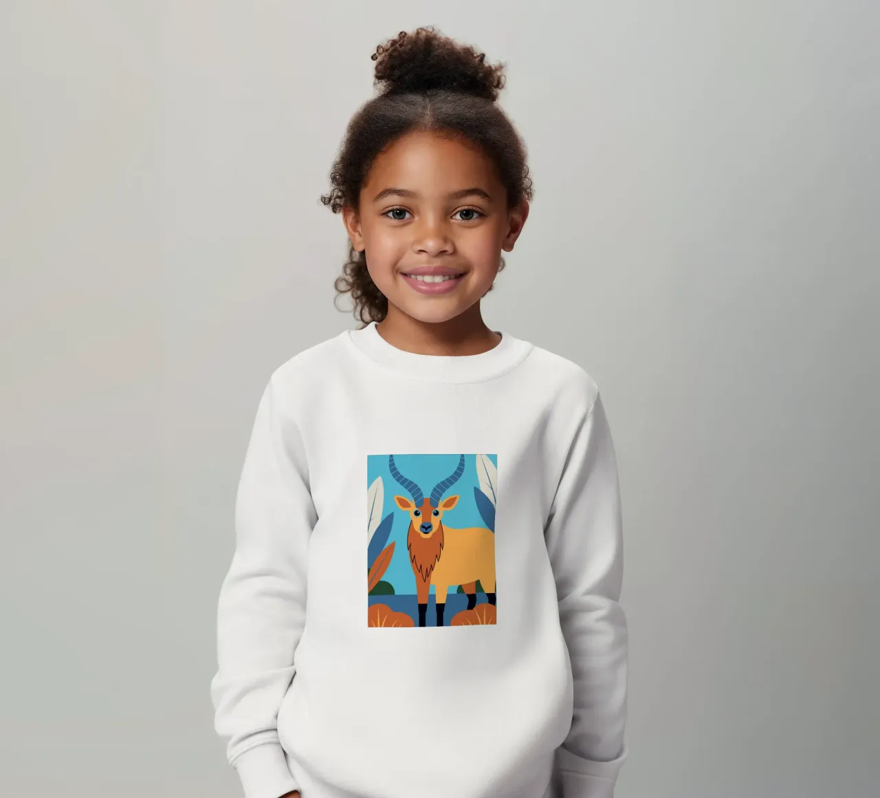 Antilope blu felpa bambino da PROTECT ANIMALS