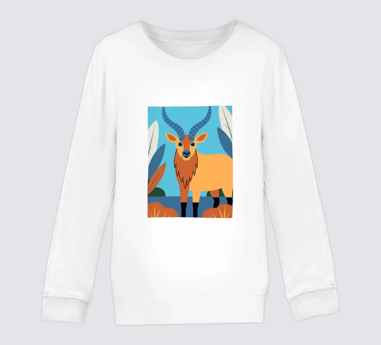 Antilope blu felpa bambino da PROTECT ANIMALS