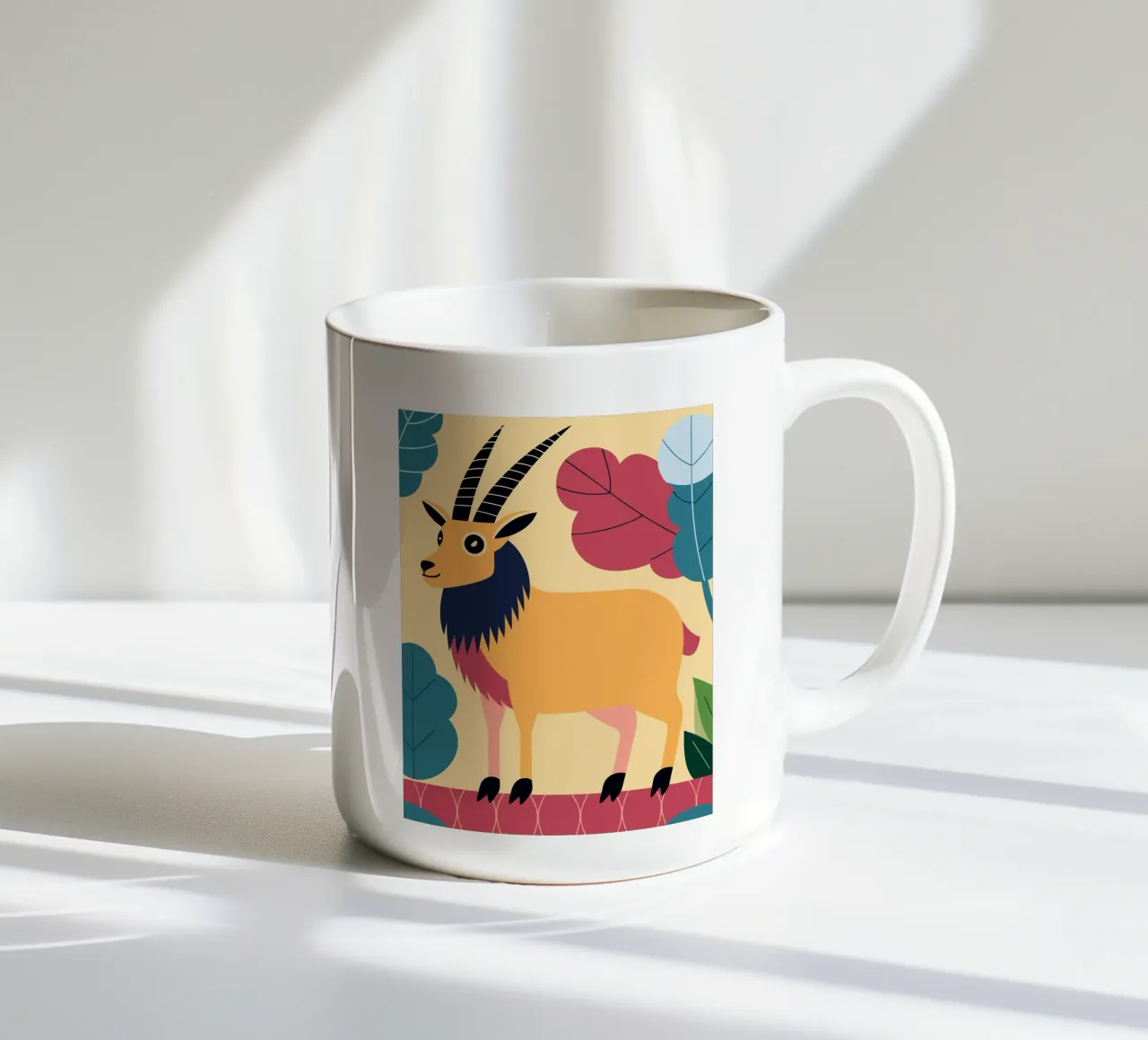 Antilope dorée dans le parc mug en céramique de PROTECT ANIMALS