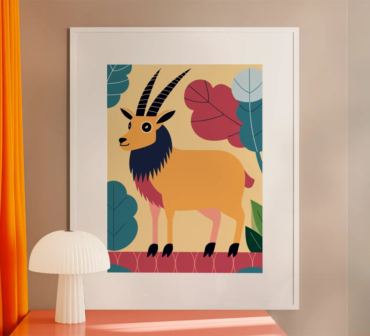 L'antilope dorata nel parco carta hahnemühle da PROTECT ANIMALS