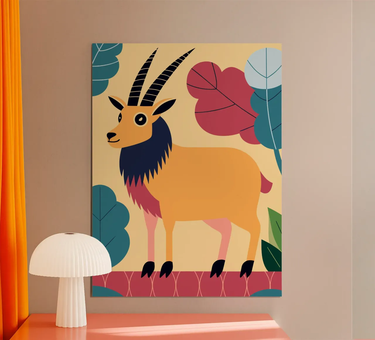 L'antilope dorata nel parco carta hahnemühle da PROTECT ANIMALS