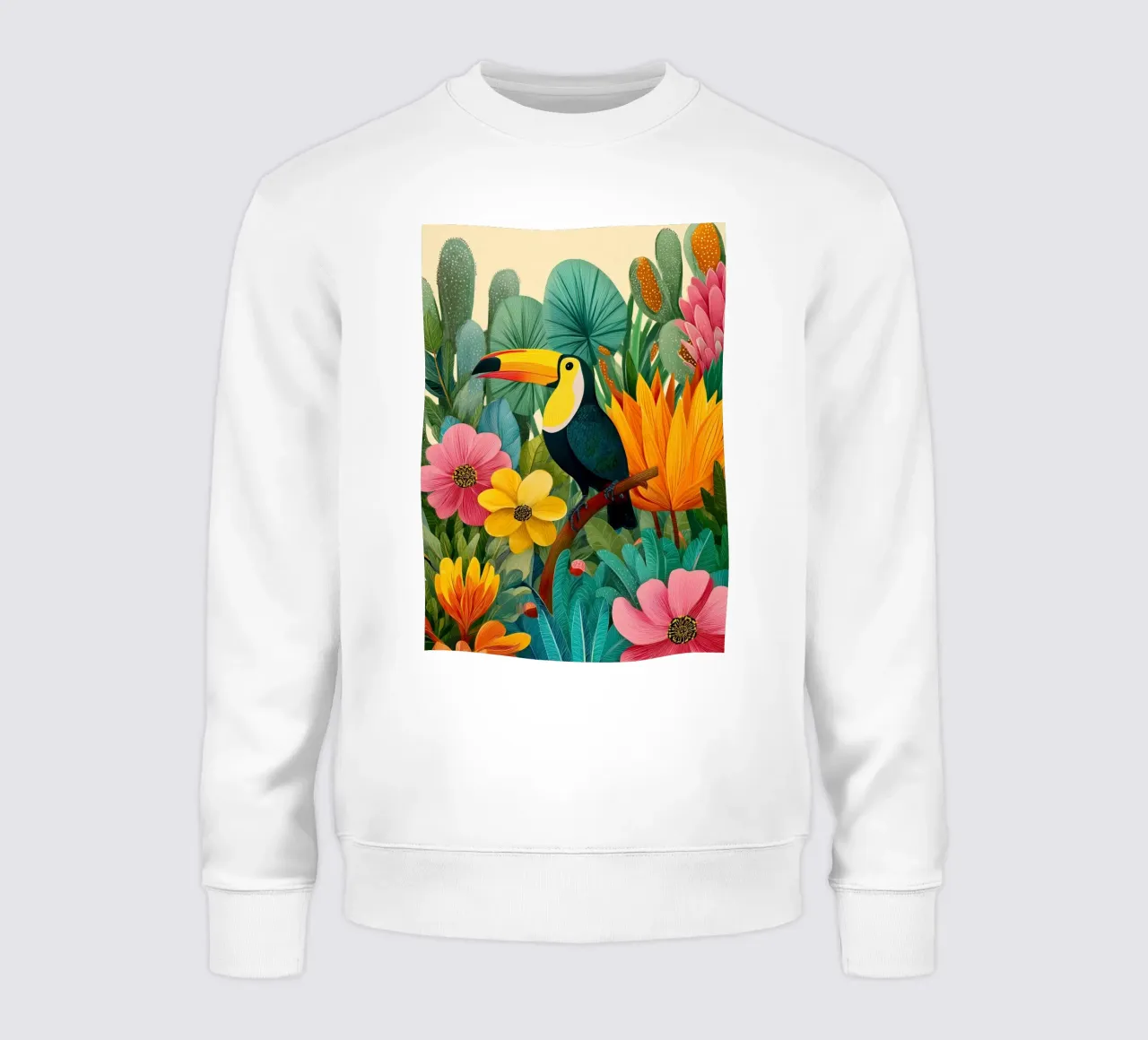 Floral Study: Toucan felpa da Luca