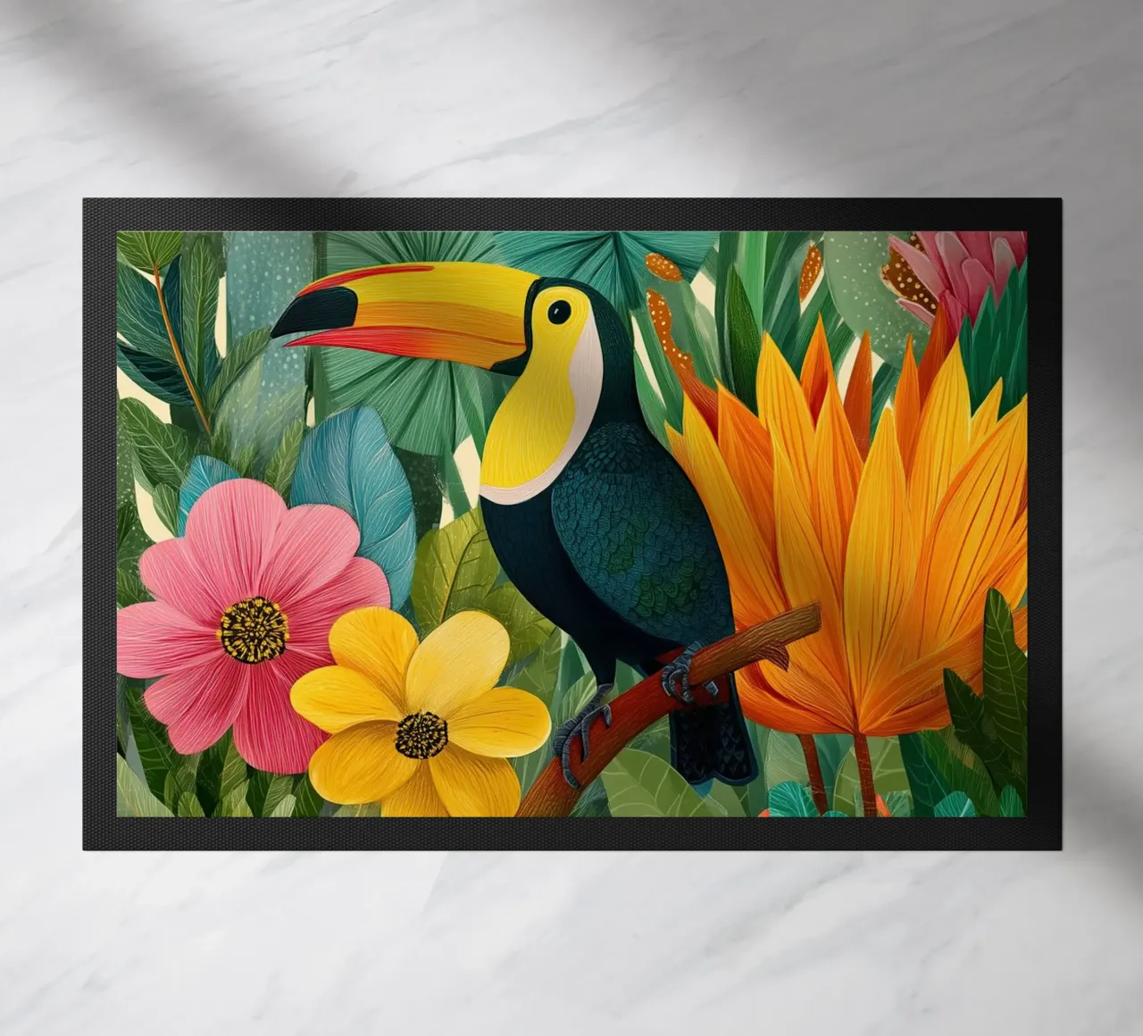 Floral Study: Toucan zerbino da Luca