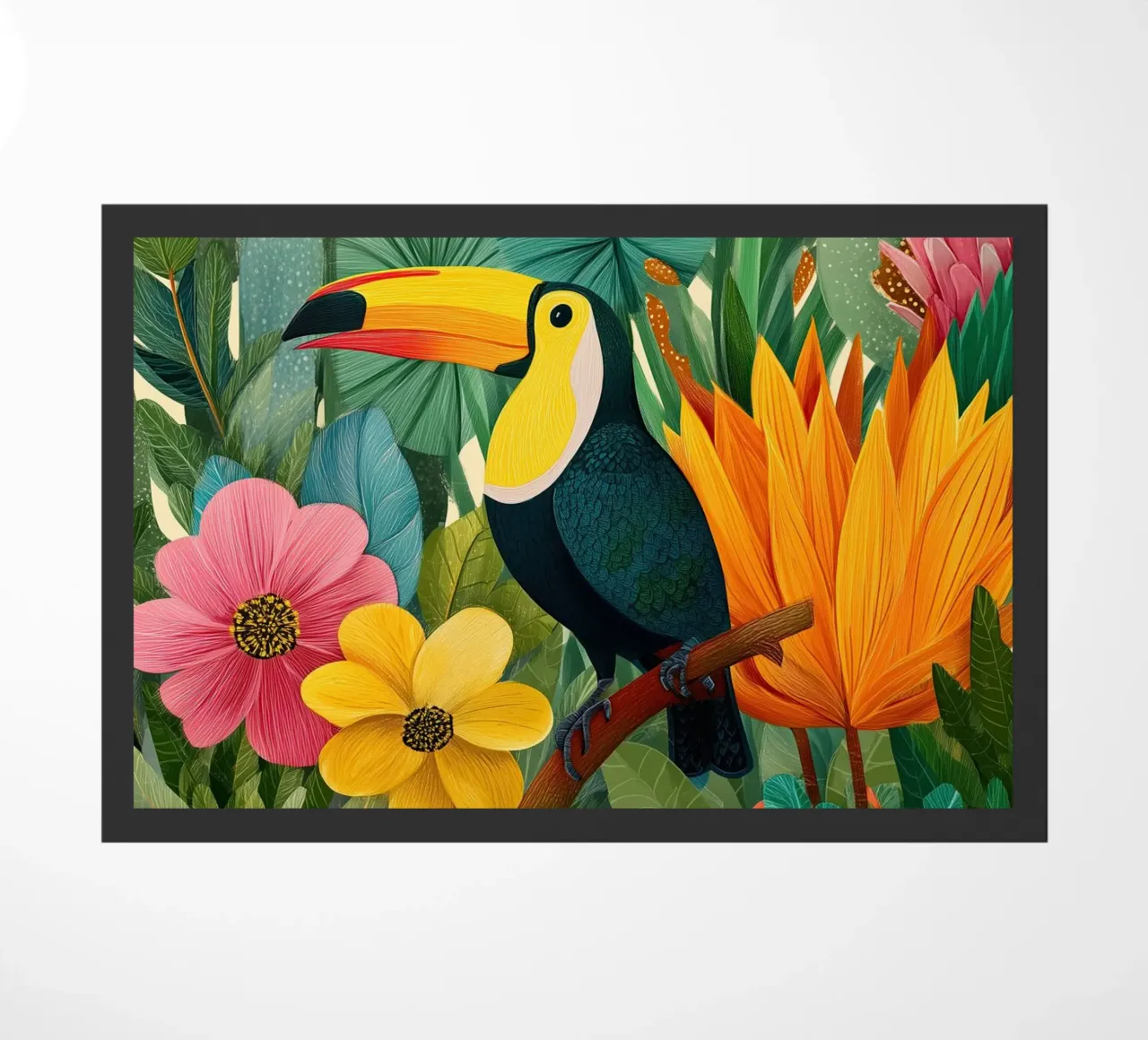 Floral Study: Toucan zerbino da Luca