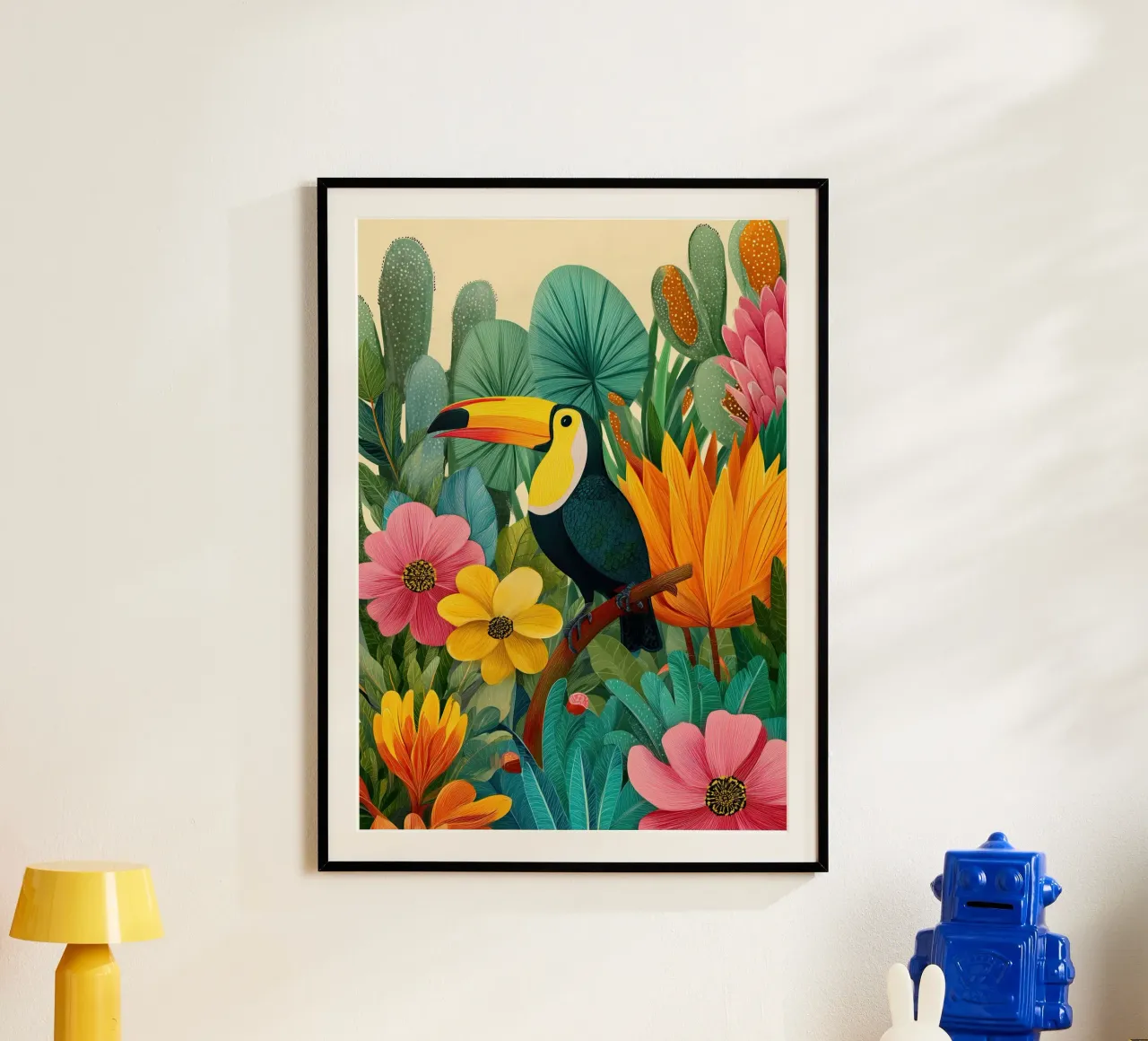 Floral Study: Toucan carta hahnemühle da Luca