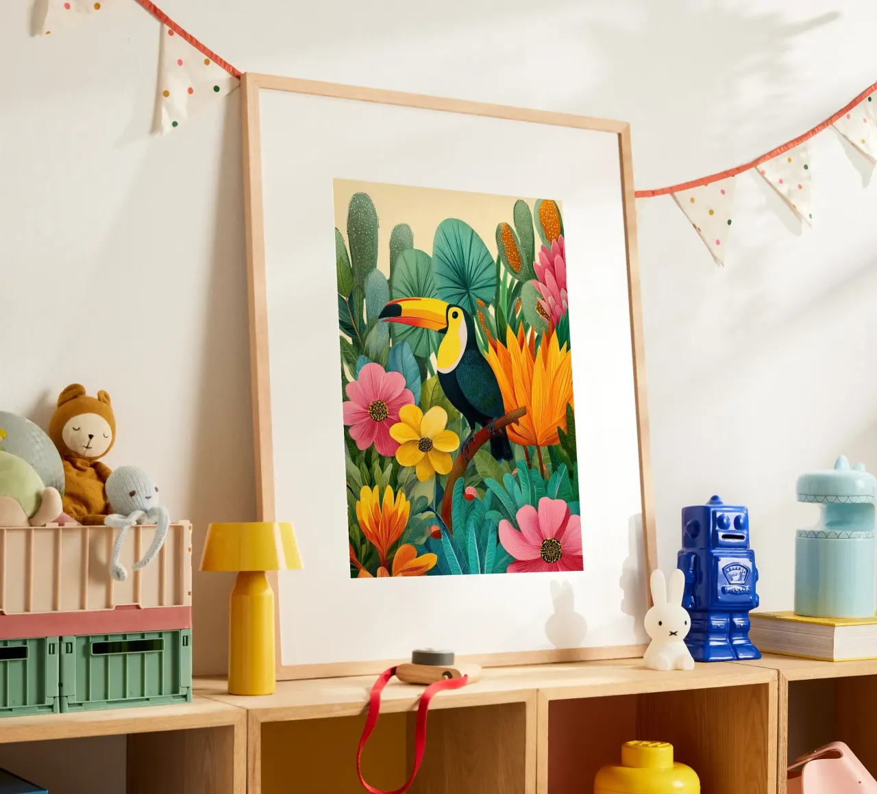 Floral Study: Toucan carta hahnemühle da Luca