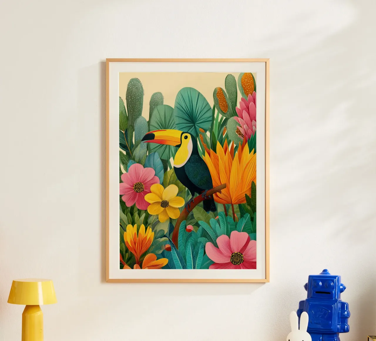 Floral Study: Toucan carta hahnemühle da Luca