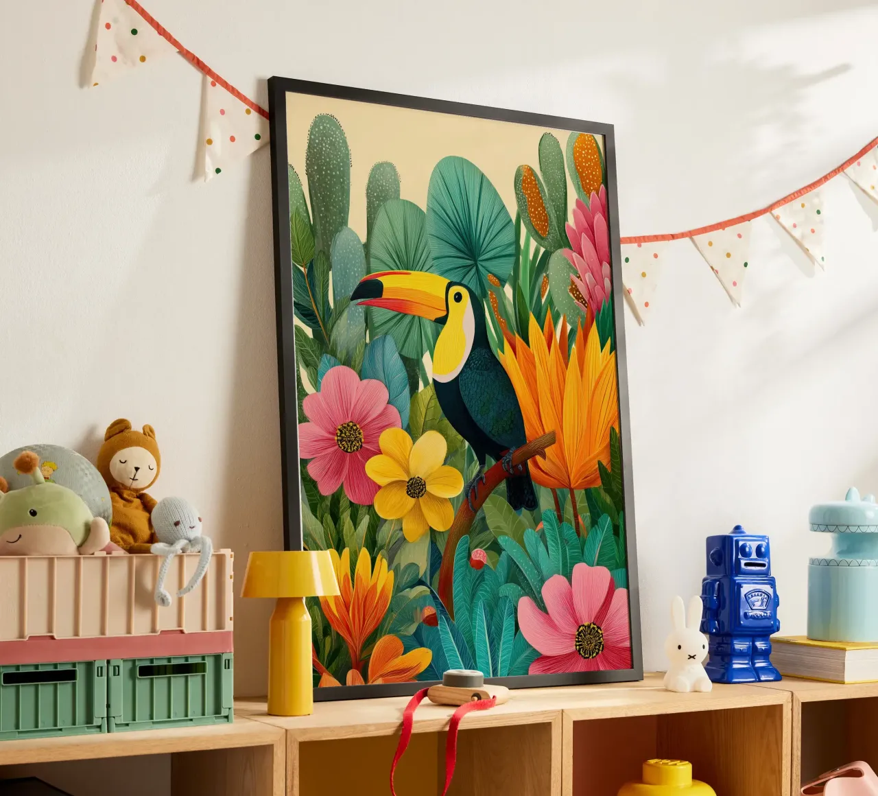 Floral Study: Toucan carta hahnemühle da Luca