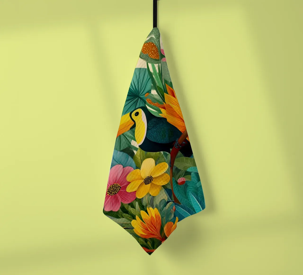 Floral Study: Toucan canovaccio da cucina da Luca