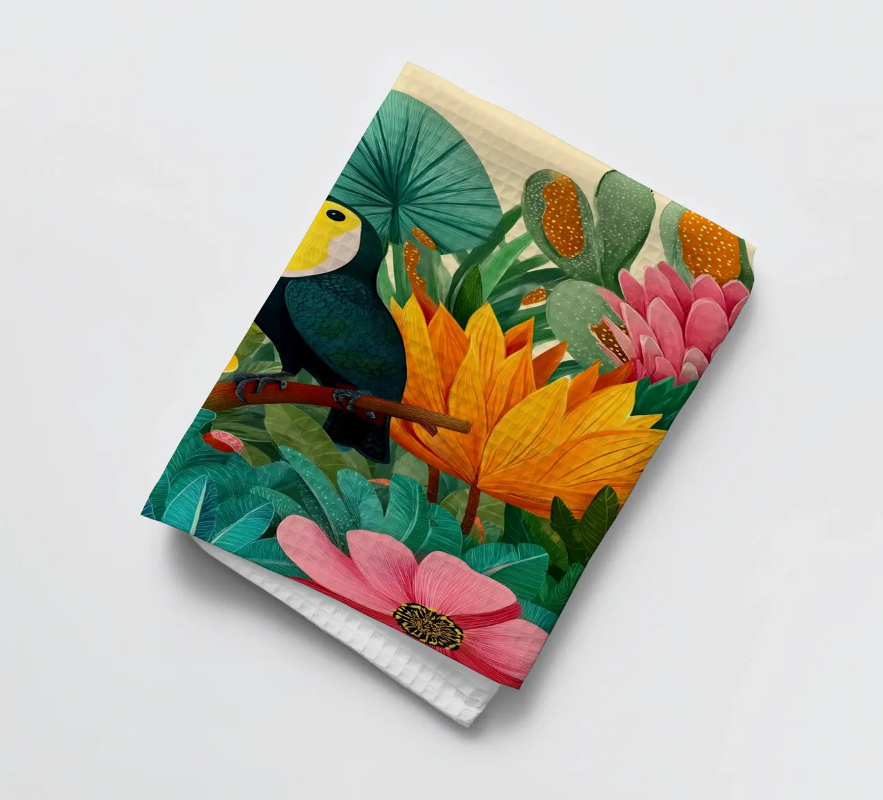 Floral Study: Toucan canovaccio da cucina da Luca