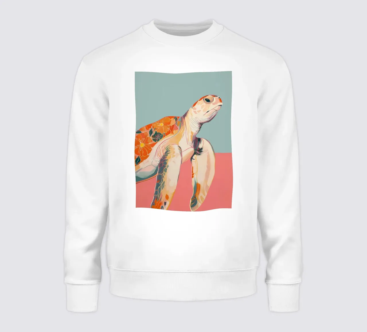 Ocean Bloom: Turtle sudadera de Luca