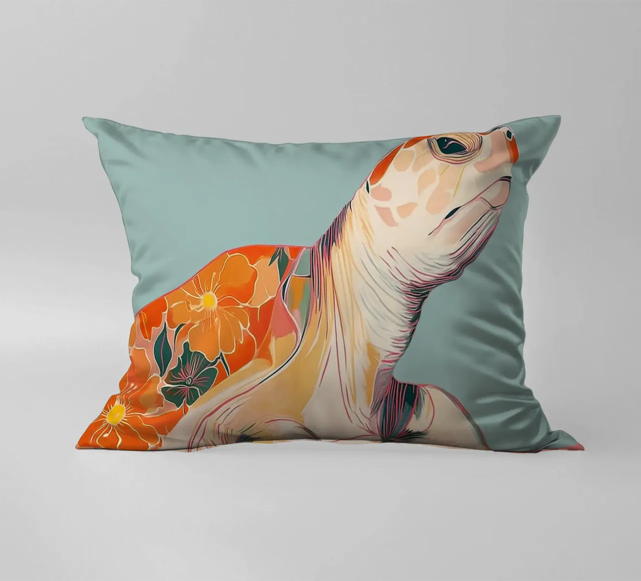Ocean Bloom: Turtle cuscino da Luca