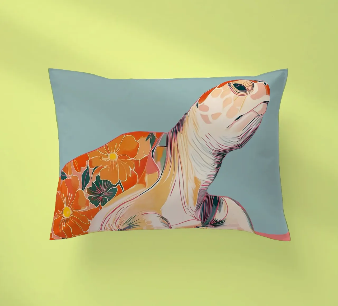 Ocean Bloom: Turtle cuscino da Luca