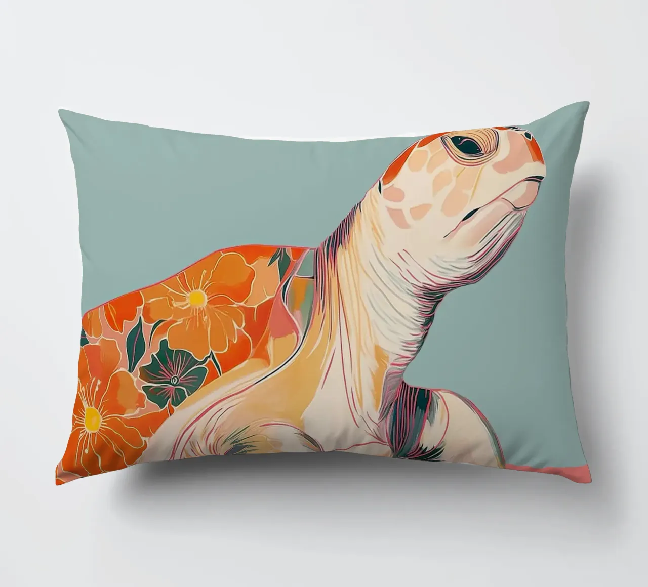 Ocean Bloom: Turtle cuscino da Luca