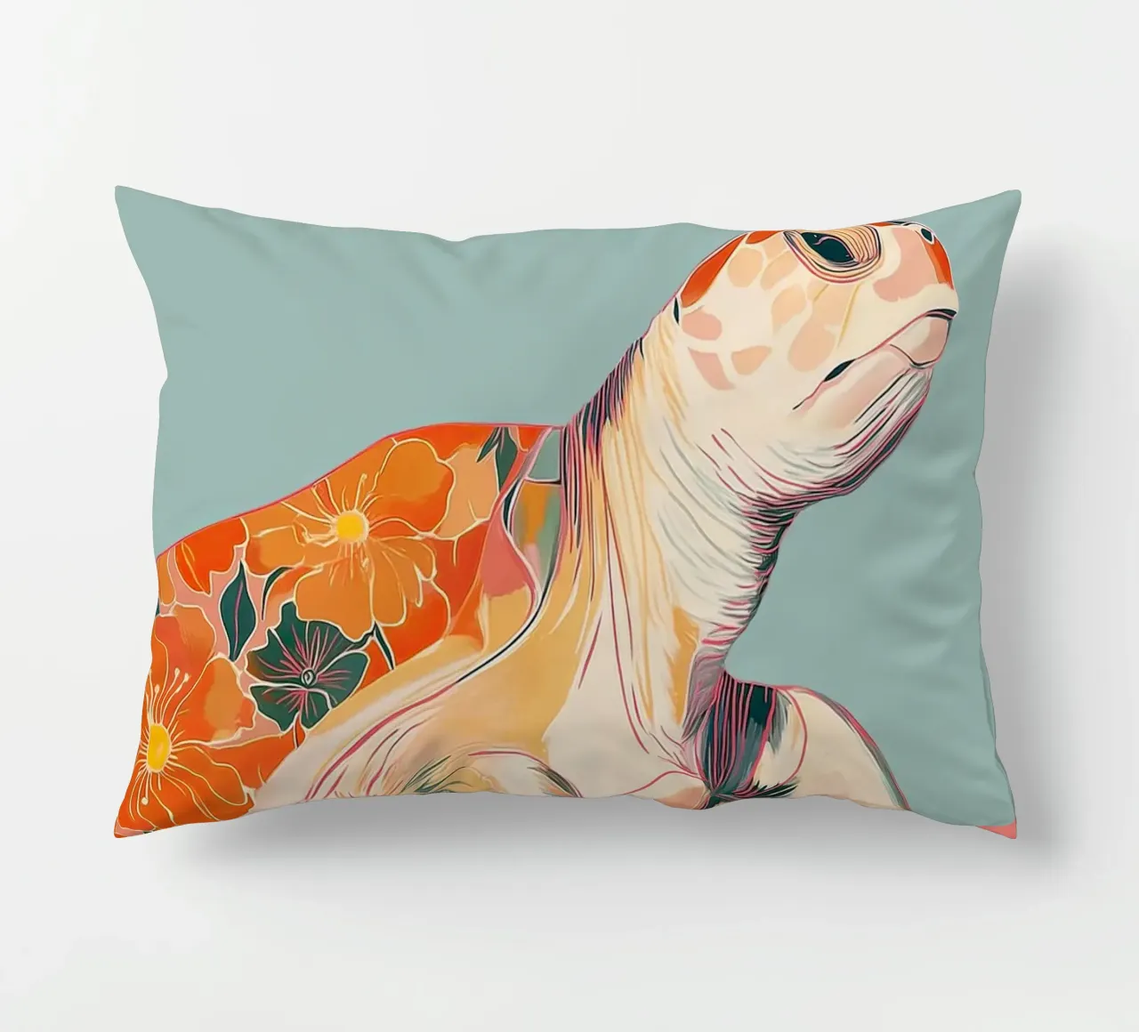 Ocean Bloom: Turtle cuscino da Luca