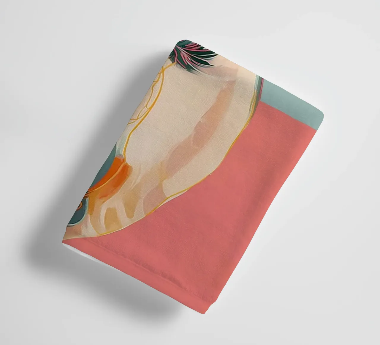 Ocean Bloom: Turtle badhanddoek van Luca