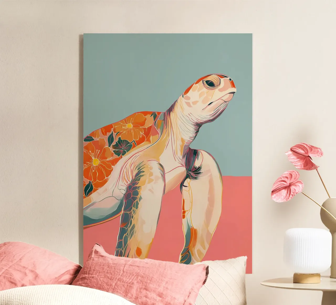 Ocean Bloom: Turtle plexiglass da Luca