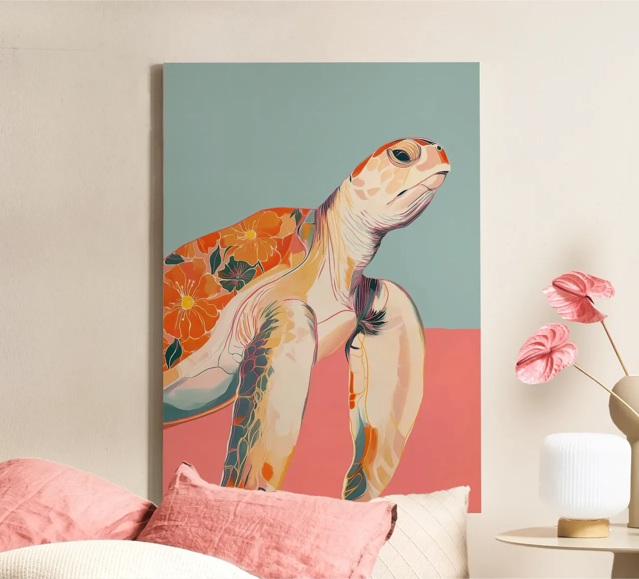 Ocean Bloom: Turtle tela da Luca