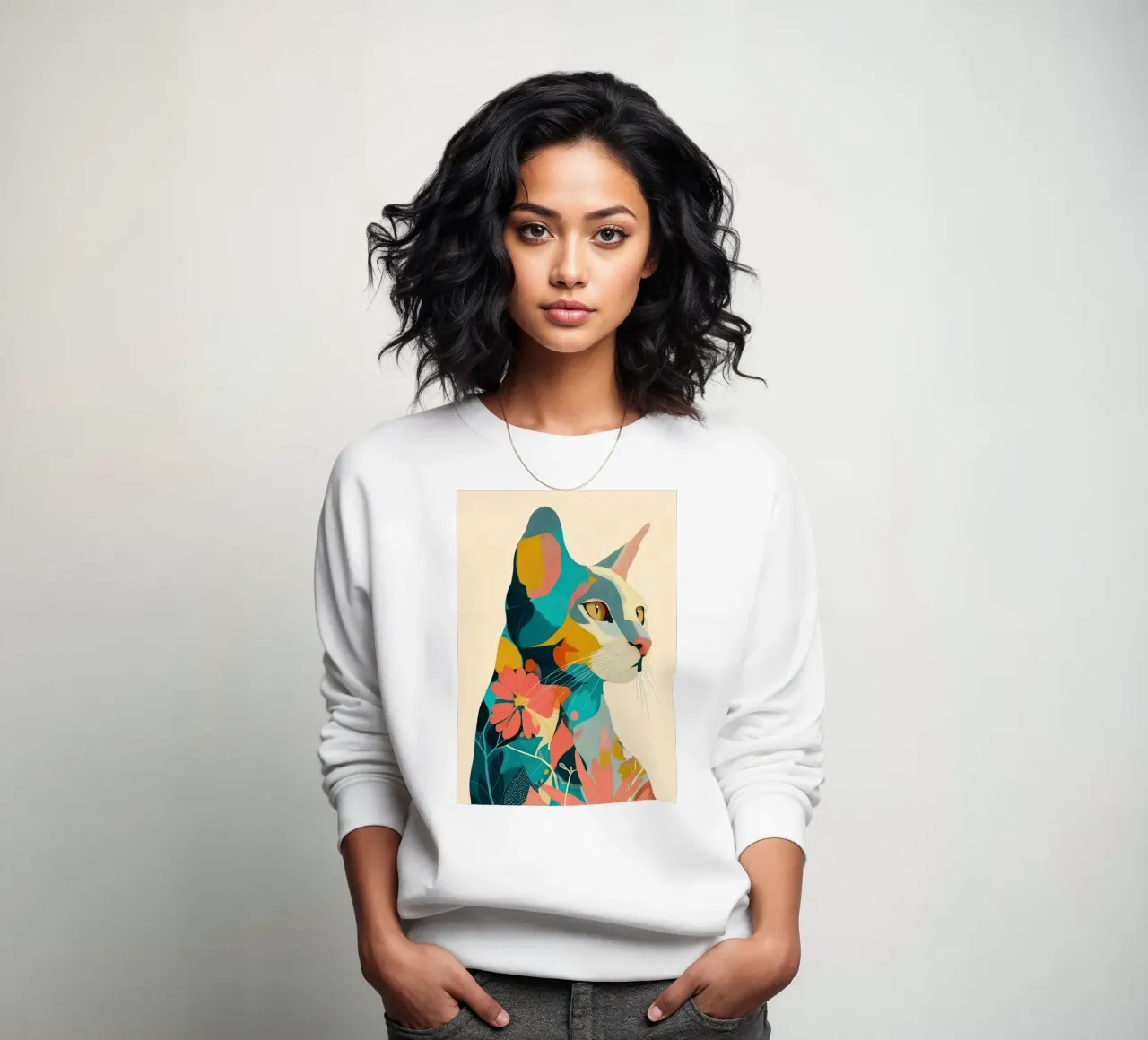 Flora Sphinx Sweatshirt von Luca