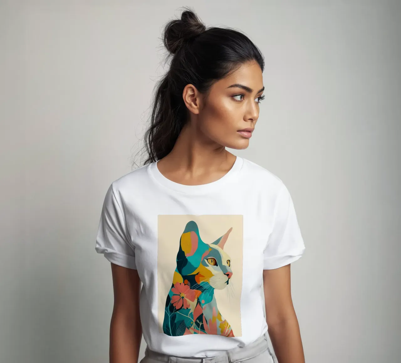 Flora Sphinx t-shirt da Luca