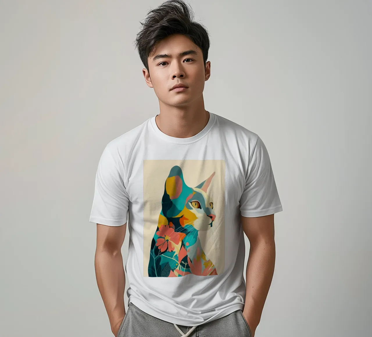 Flora Sphinx t-shirt by Luca