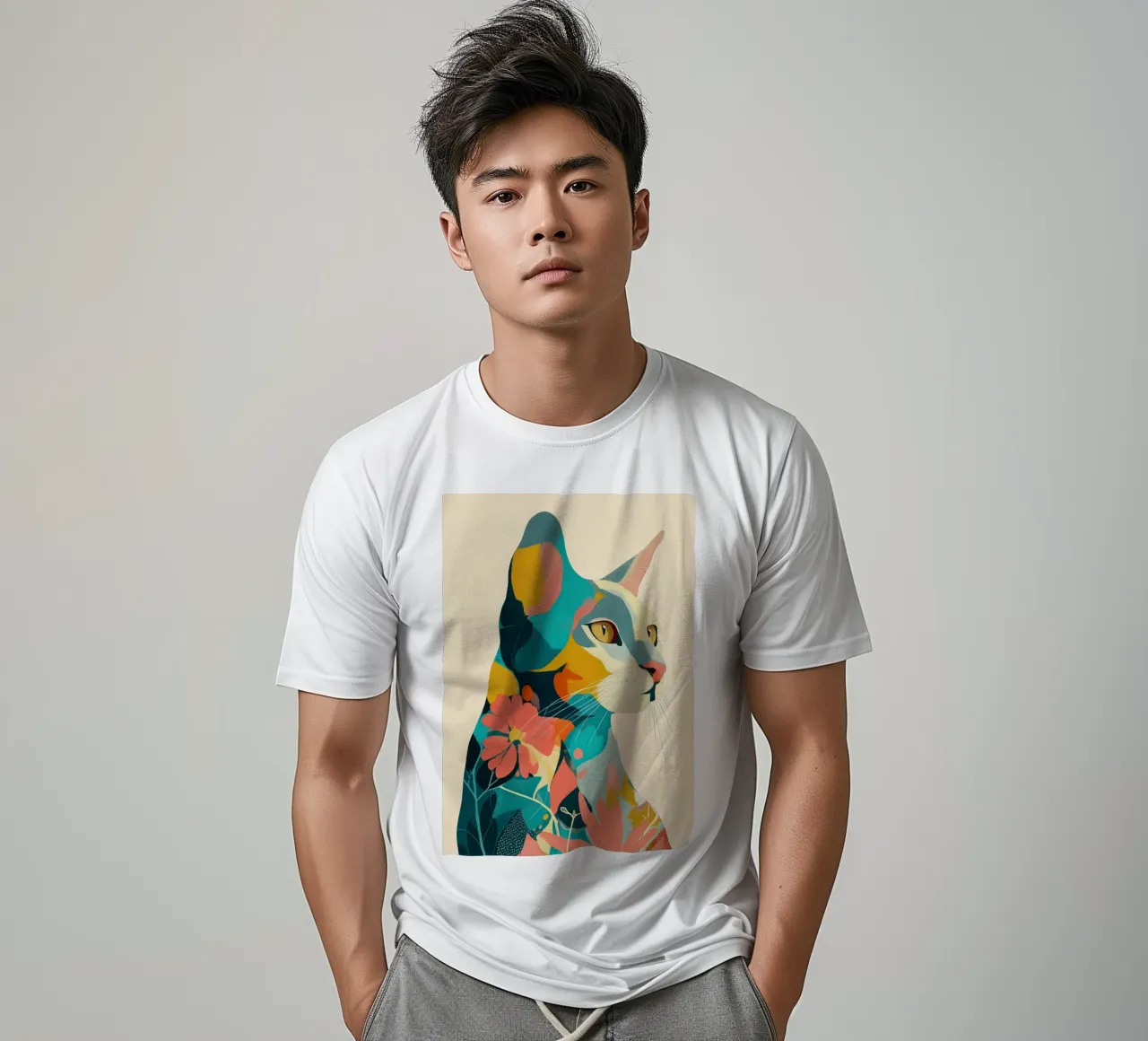 Flora Sphinx t-shirt da Luca