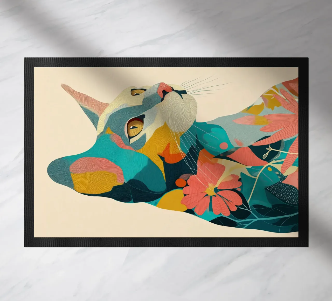 Flora Sphinx paillasson de Luca