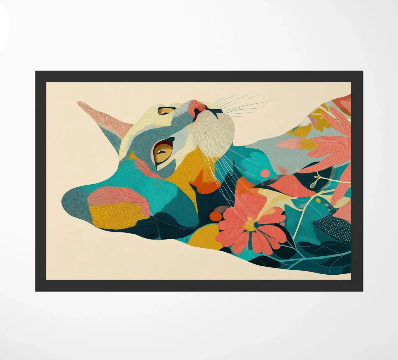 Flora Sphinx paillasson de Luca