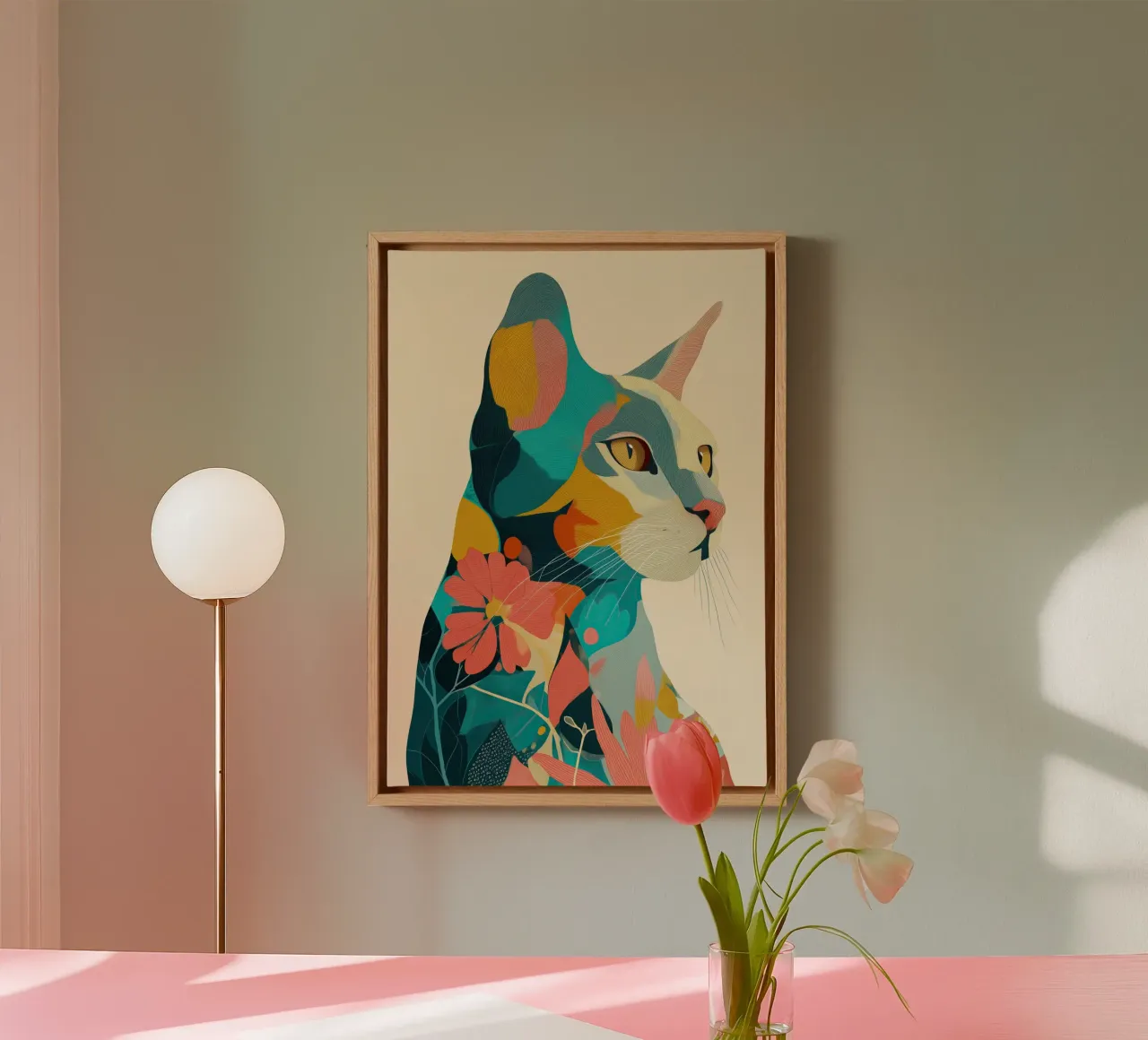 Flora Sphinx canvas van Luca