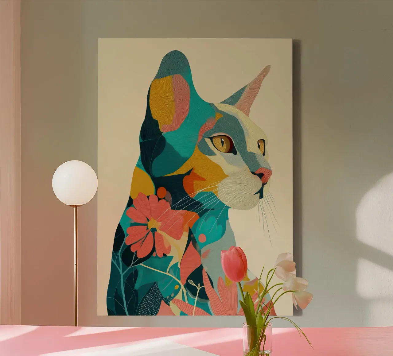 Flora Sphinx canvas van Luca